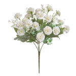 bouquet fleurs artificielles hortensia mariage rose blanc violet orangeintérieur décoration maison élégante