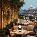 lampe table led sans fil commande tactile trois couleurs ambiance restaurant chambre cadeau moderne