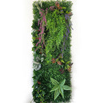 panneau végétal mural plante artificielle herbe décorative jardin extérieur moderne vert rouge blanc