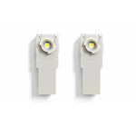 paire ampoules led blanches éclairage intérieur voiture connecteur boîte gants