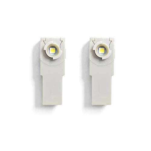paire ampoules led blanches éclairage intérieur voiture connecteur boîte gants