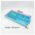 boîtes rangement transparentes plastique compartiments clips coussinets éponge organisation pièces montres moderne différentes couleurs