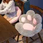 coussin patte chat gris rose blanc mousse mémoire forme douce moelleuse moderne mignon