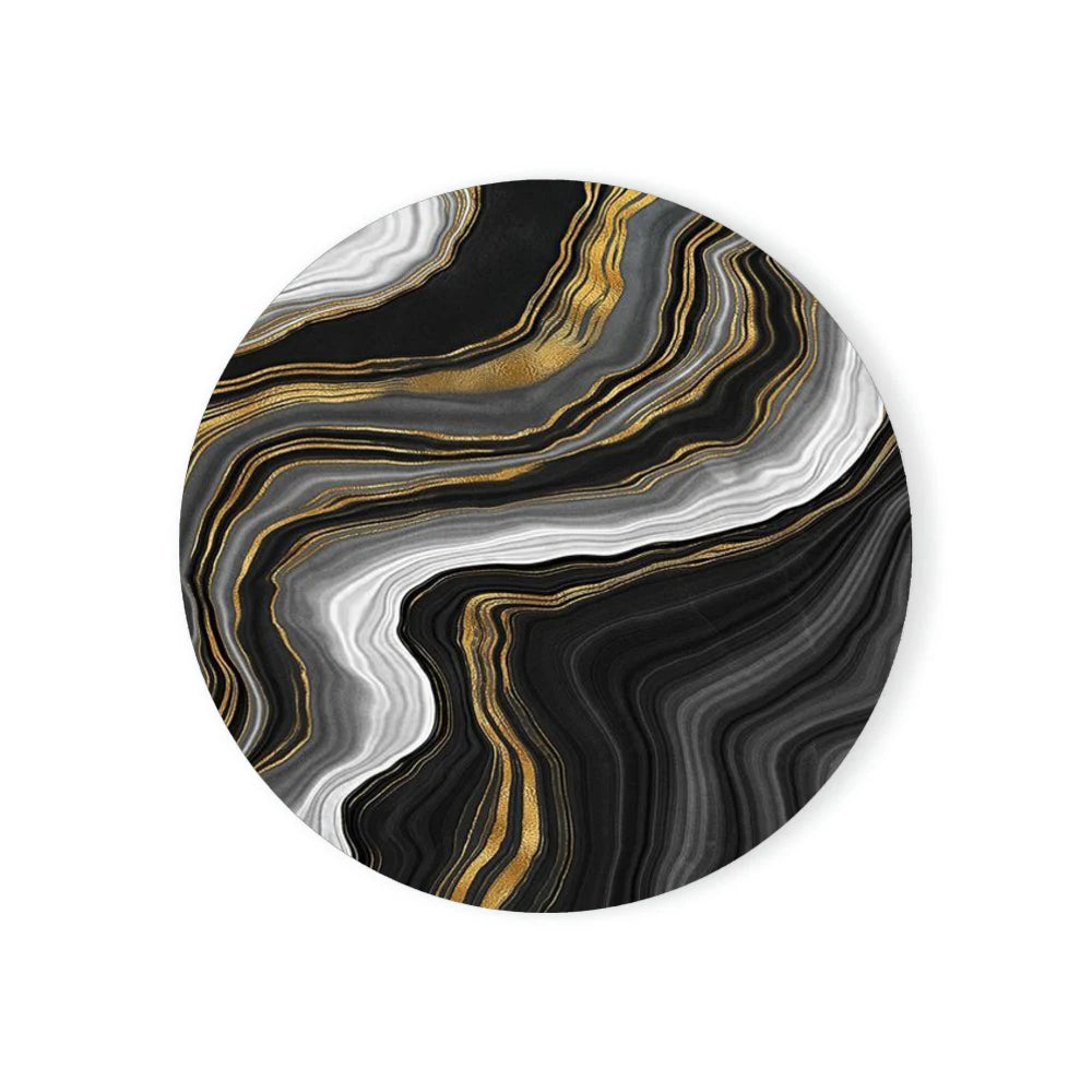 sous verres marbrés modernes élégants noir blanc doré rose bleu gris