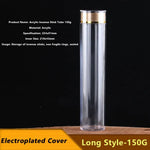 tube encens acrylique transparent hermétique couvercle détachable moderne rangement portable respectueux environnement