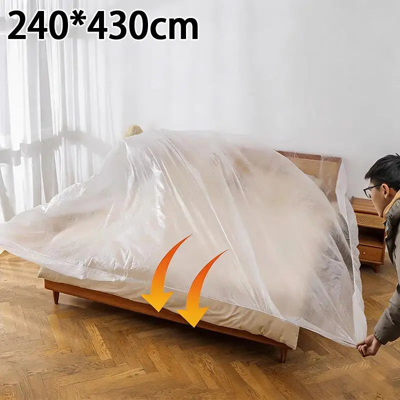 housse protection meuble transparente jetable imperméable grande taille simple fonctionnelle