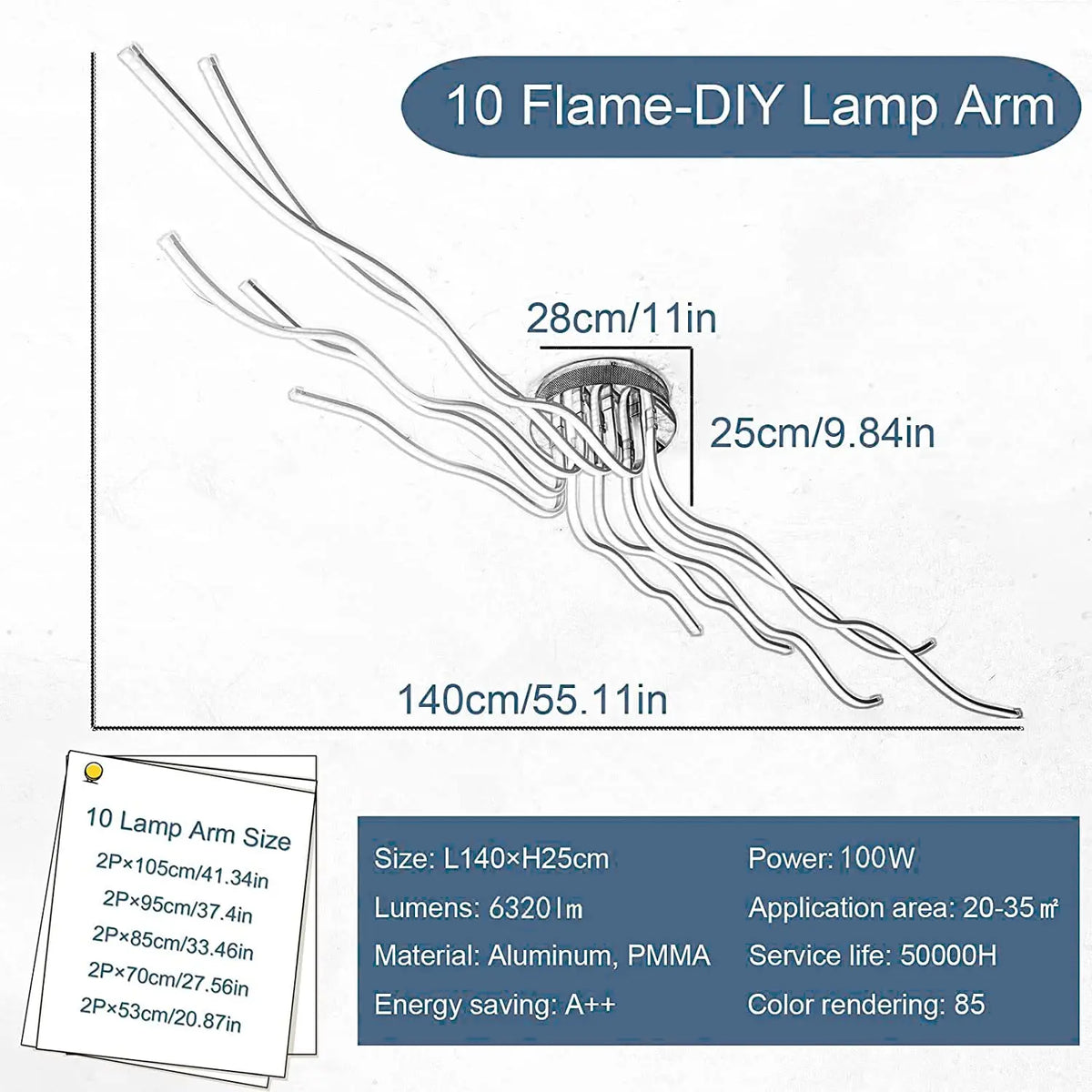 lustre moderne suspension ondulé pierre naturelle contemporain lumière blanche LED