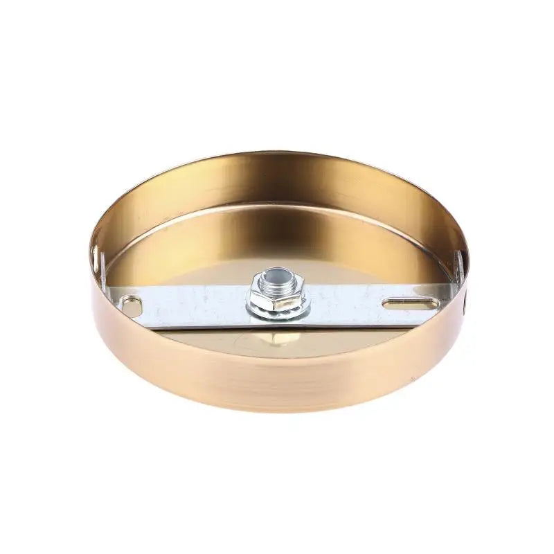 disques métalliques or argent rose doré noir blanc modernes accessoires plafonnier suspension base disque