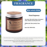 bougies parfumées cire soja marron clair étiquette blanche aromathérapie décoration maison cadeau événementNELLE luxE
