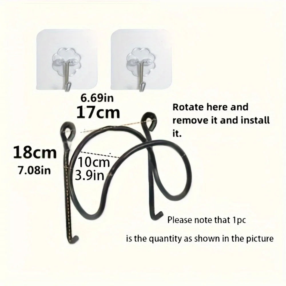 porte serviettes mural moderne acier inoxydable noir fixé pièces facile élégant maison cuisine