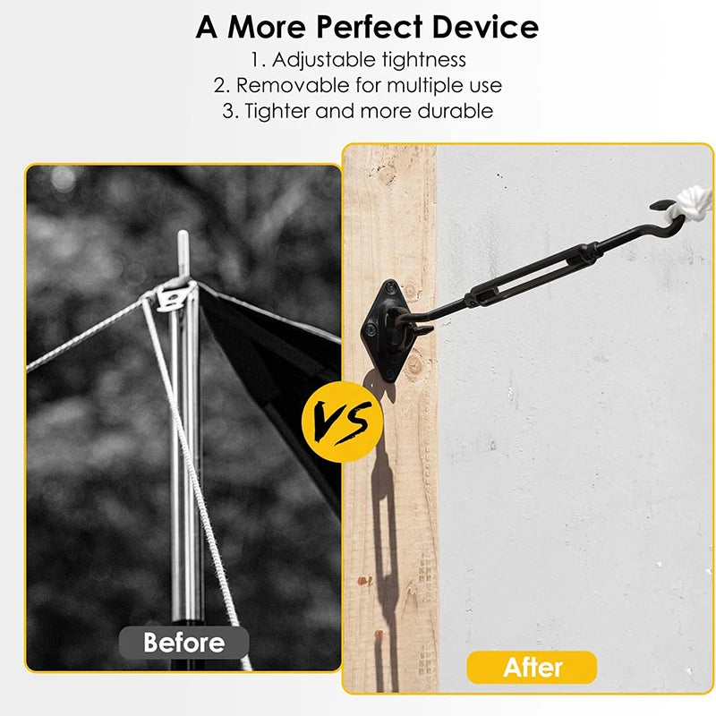 fixations cables vis tasseaux noir industriels exterieur robustes inoxydables echangables