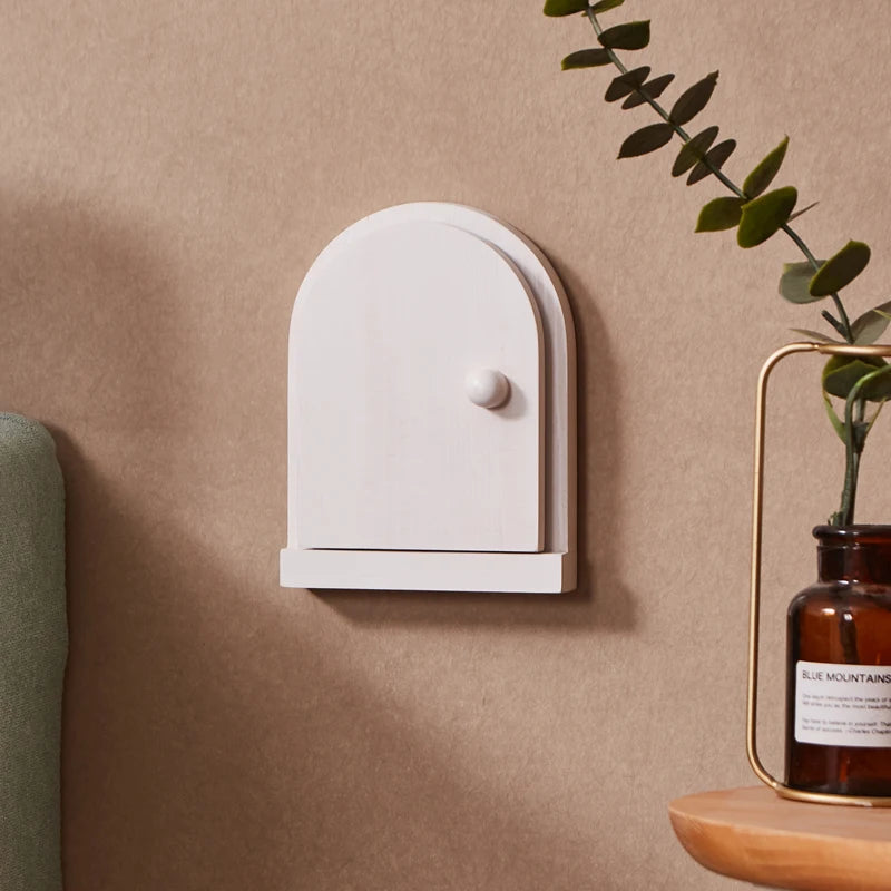 cache prise électrique moderne bois blanc marron naturel opacité vis fixation