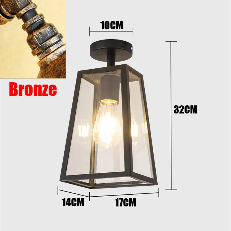 lampe suspension moderne noire transparente fixée mur éclairage quotidien led interrupteur bouton