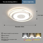 Lampes plafonnieres led moderne blanc geometrique floral chambre salon entrée