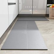tapis sol imperméable antidérapant couleurs noire blanche motifs floraux géométriques texture granuleuse moderne minimaliste
