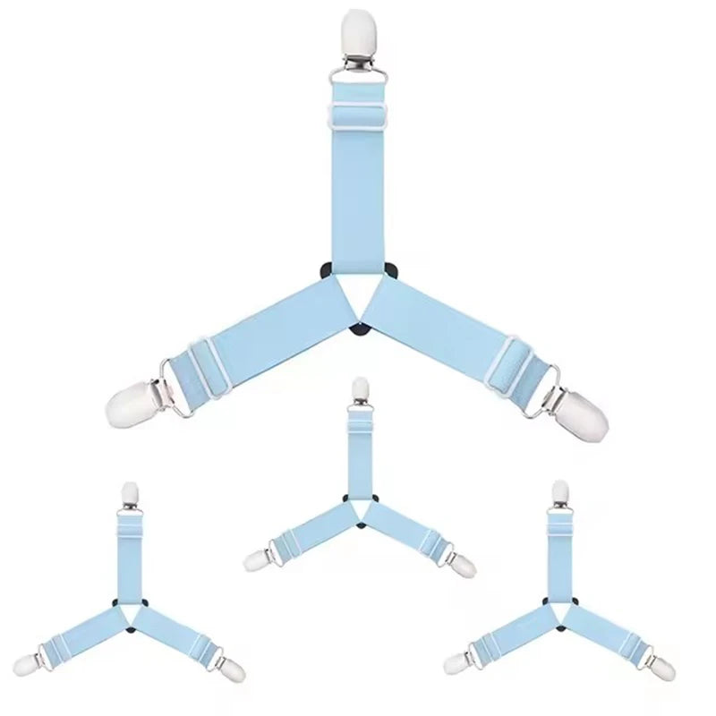 attaches drap lit clips métalliques noir blanc bleu utilitaires fonctionnels étirables répartiteurs chargecoration
