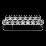 rangement transparent pots bouteilles 16 emplacements moderne scrapbooking artisanal minimaliste