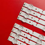 bande led blanc transparent moderne 6v connecteurs led 435 450mm