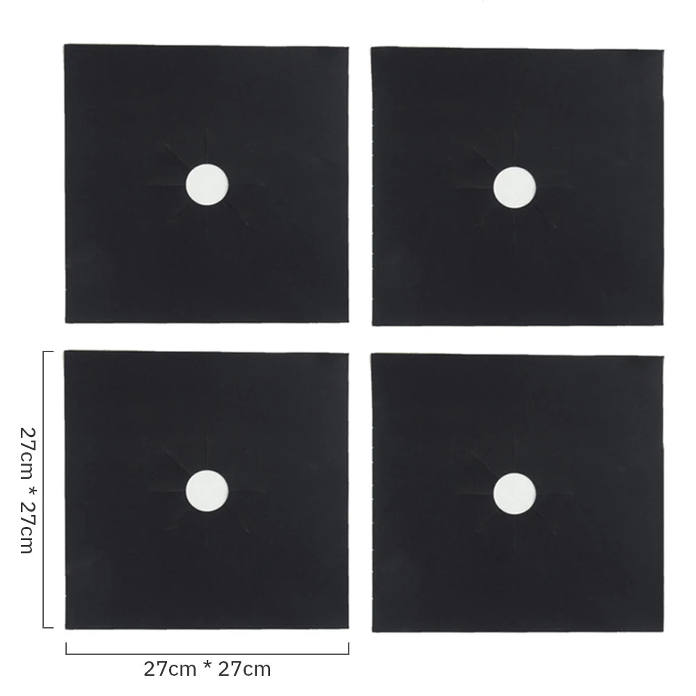protège plaque cuisinière adhésif moderne noir respectueux environnement 27cm 27cm