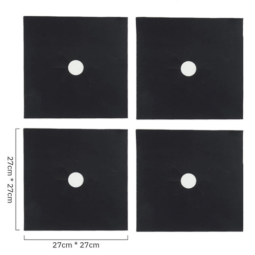 protège plaque cuisinière adhésif moderne noir respectueux environnement 27cm 27cm