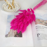 décoration boho plumes séchées naturelles mix beiges roses grises anniversaire maison