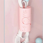 clips rangement adhésifs rose gris coeurs gravés modernes minimalistes 3pcs 6pcs 12pcs 18pcs