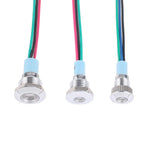 lampe led industrielle 8mm 10mm 12mm argent bleu rouge vert éclairage double ccc certifié