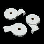 support fixation rideau blanc moderne fer métal pièces blancs accessoire volet