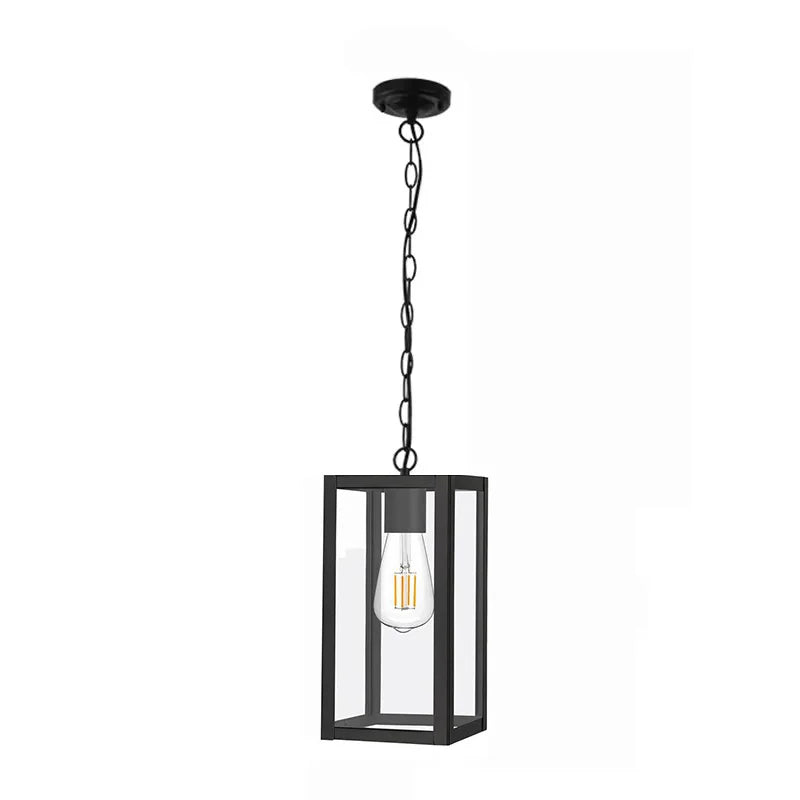 lampe suspendue moderne transparente noire salon restaurant chambre couloir exposition étude chambre principal