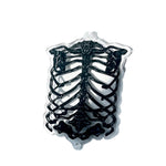 cadre photo transparent squelette humain osseux détaillé noir rouge bleu anatomique erotique echangiste erotique
