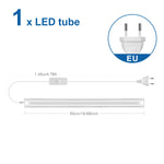 tube led blanc haute luminosité 2000lm aluminium moderne clips fixations