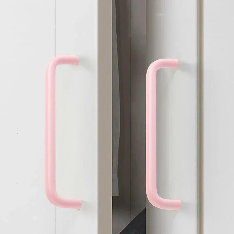 poignée meuble moderne couleur bois tiroir placard cuisine chambre enfant bouton porte armoire