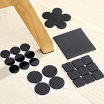 protector meuble adhésif noir anti dérapant micro perforé pratique table chaise protection rond carré