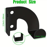 support murailles outils acier robuste jardin scie sécateur pelle orange noir perforations utilitaire