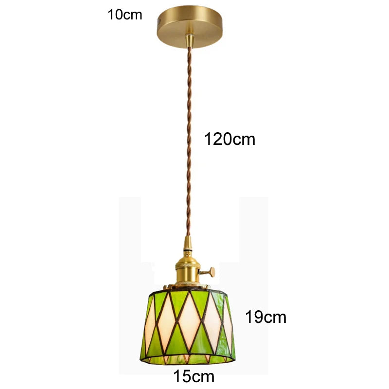 lampe suspendue art déco géométrique salon chambre restaurant éclairage interrupteur chaîne métal