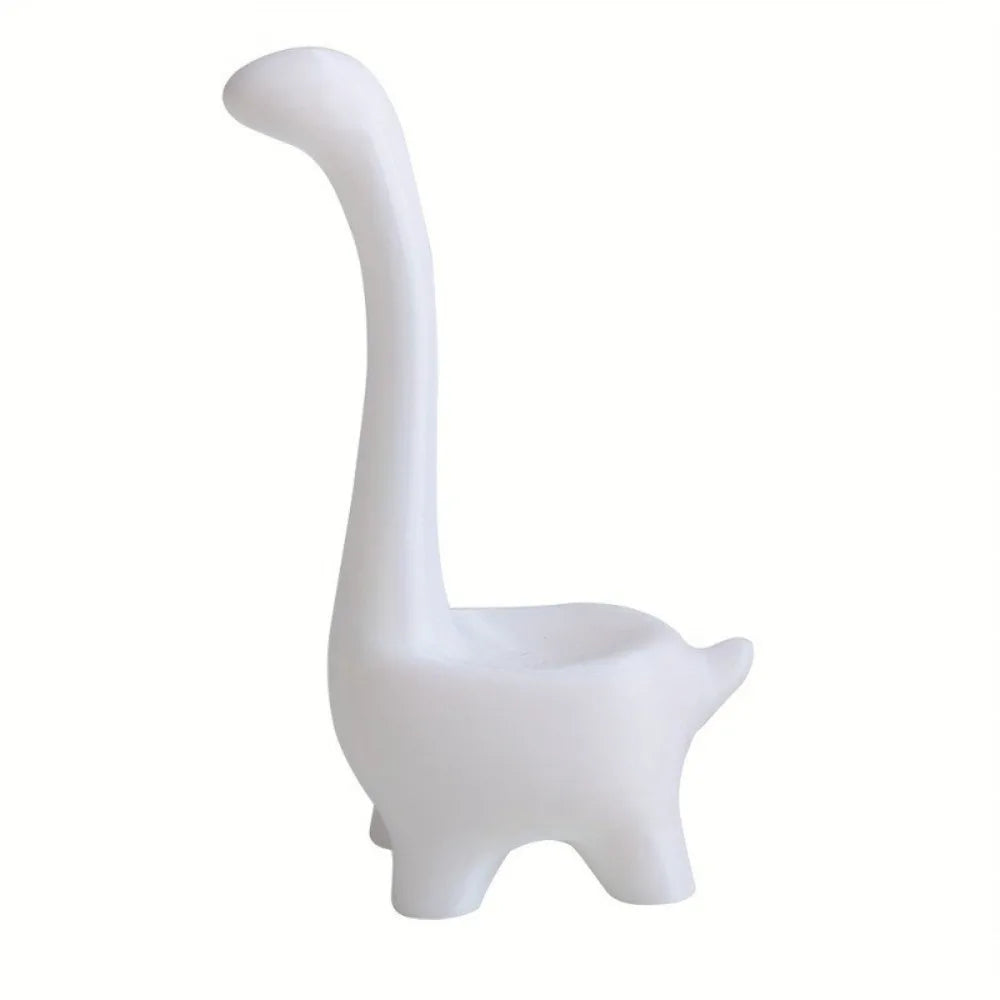 support bijoux forme dinosaure or noir blanc rose vert moderne adhésif créatif anneaux mat