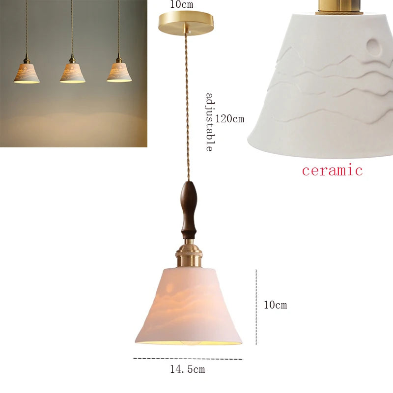 lampe suspendue art déco géométrique salon chambre restaurant éclairage interrupteur chaîne métal