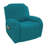 housses fauteuil relax polyestère gris motifs géométriques moderne adhésif poche