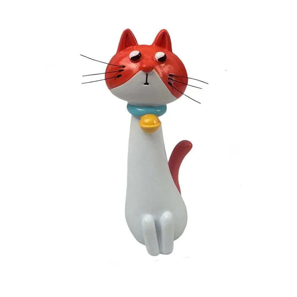 vases forme chat résine noire verte blanche jaune tigré moderne motifs chat