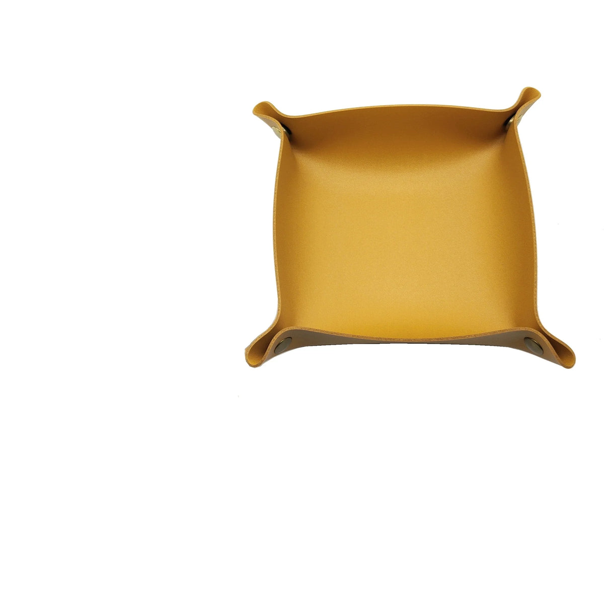 plateau bijoux simili cuir rose pâle dorés moderne 15cm 15cm rangement cosmétiques rechargeableversible