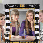 Cadre photo gonflable vert décoratif pour fêtes