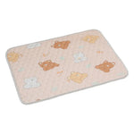 tapis animaux compagnie moderne dessins animés ours nuages beige gris bleu