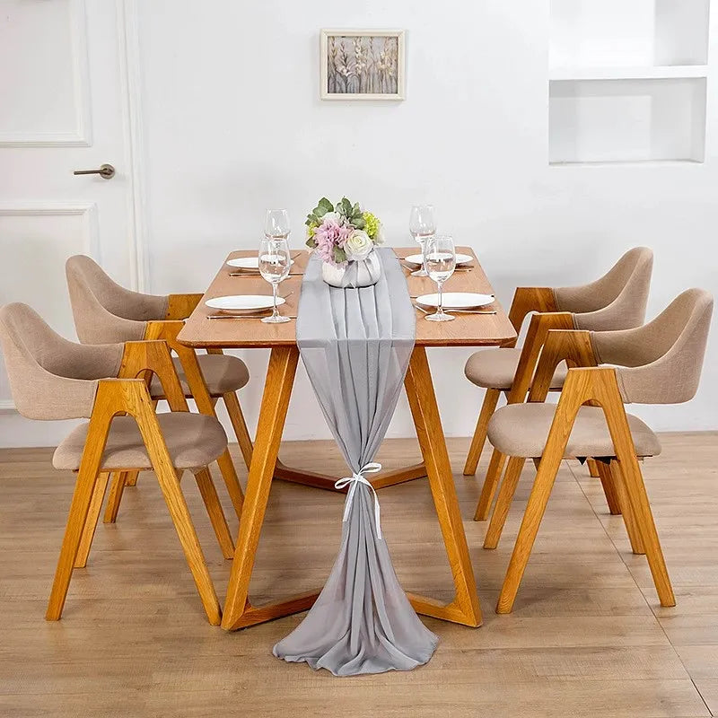 chinois moderne violetclair chemin table fixeruban opacité unimotif mariage fête transparent