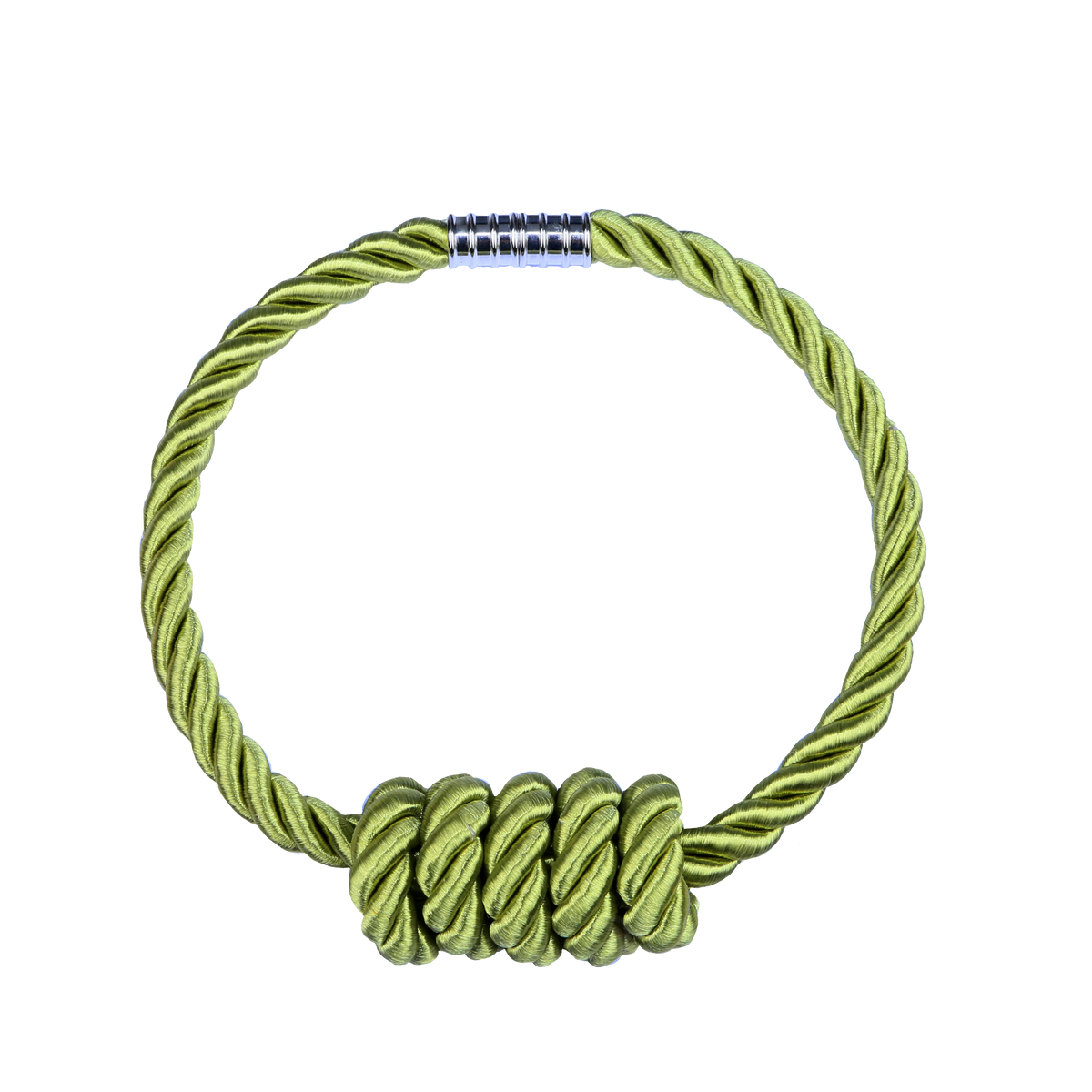 corde rideaux moderne boucle magnétique beige noir argent facile decorationintérieur