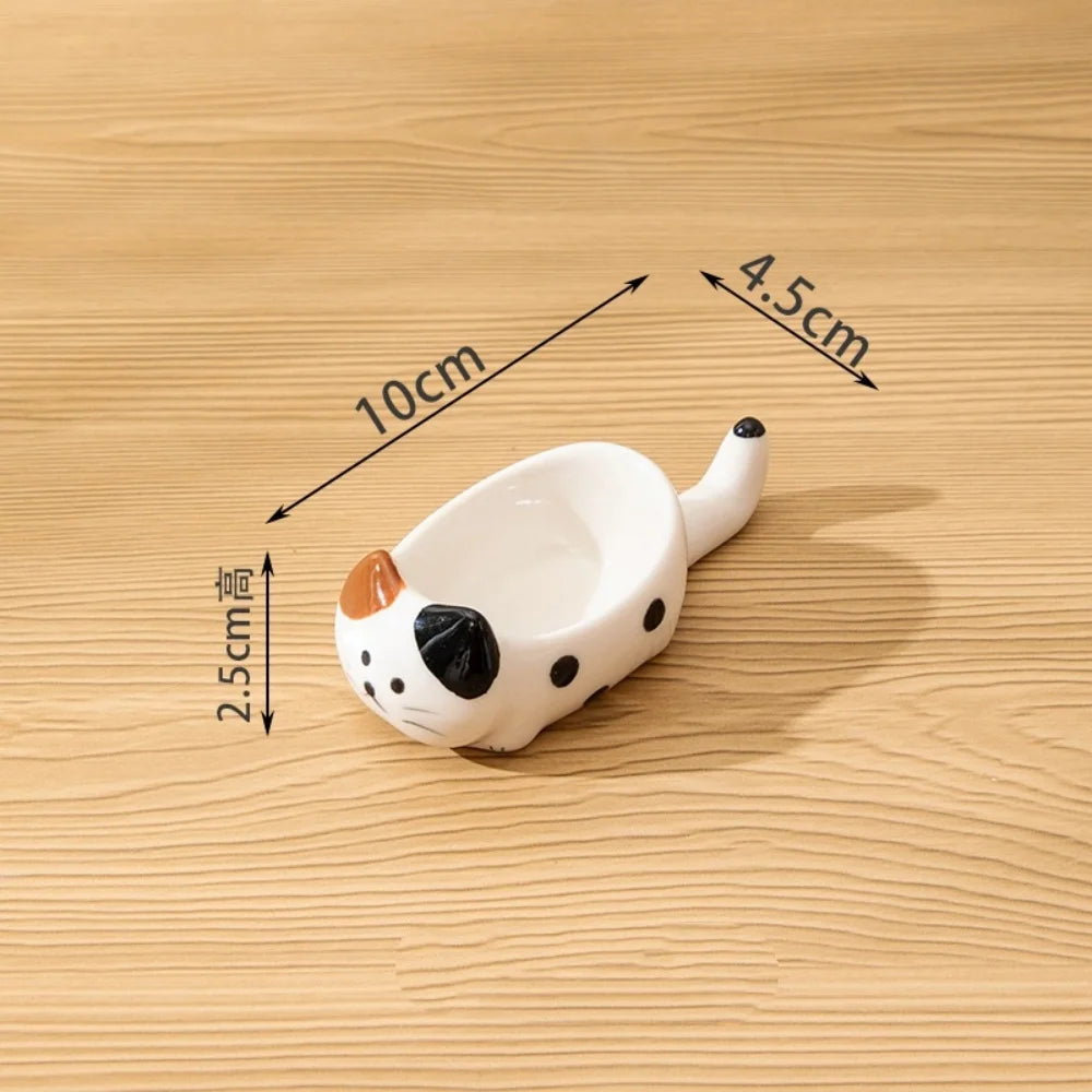 assiettes sushi blanc noir chats mignon cartoon fourchette cuillère chaussettes serviette