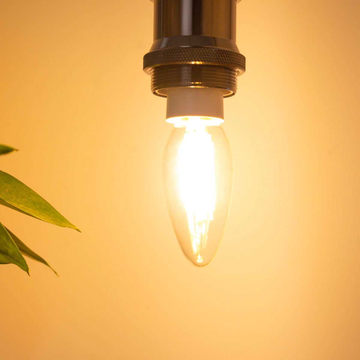 ampoule led filament transparente jaune moderne vintage b22 sans scintillement 65w 806lm
