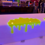 étagère moderne plastique vert fluo gouttes respectueux environnement 12 16 inches