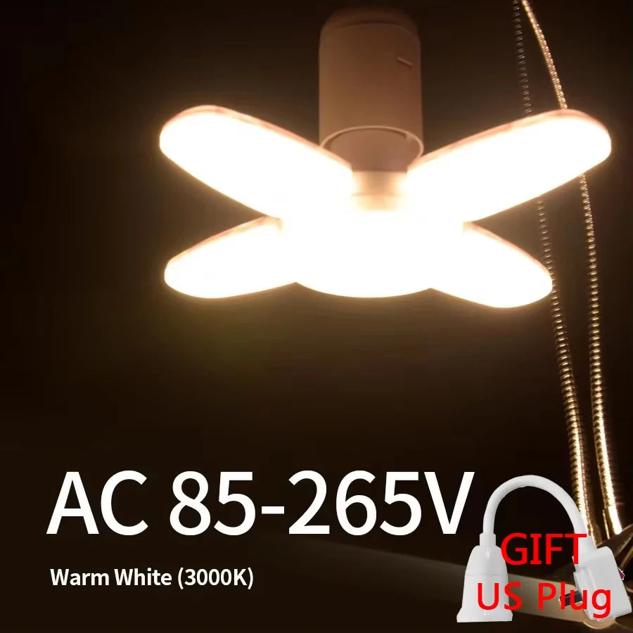 lampe led pliable réglable moderne minimaliste blanc blanc chaud motifs fleurs fixations base e27