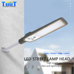 lampe rue led moderne gris métallique ip67 200w 100w 150w 50w