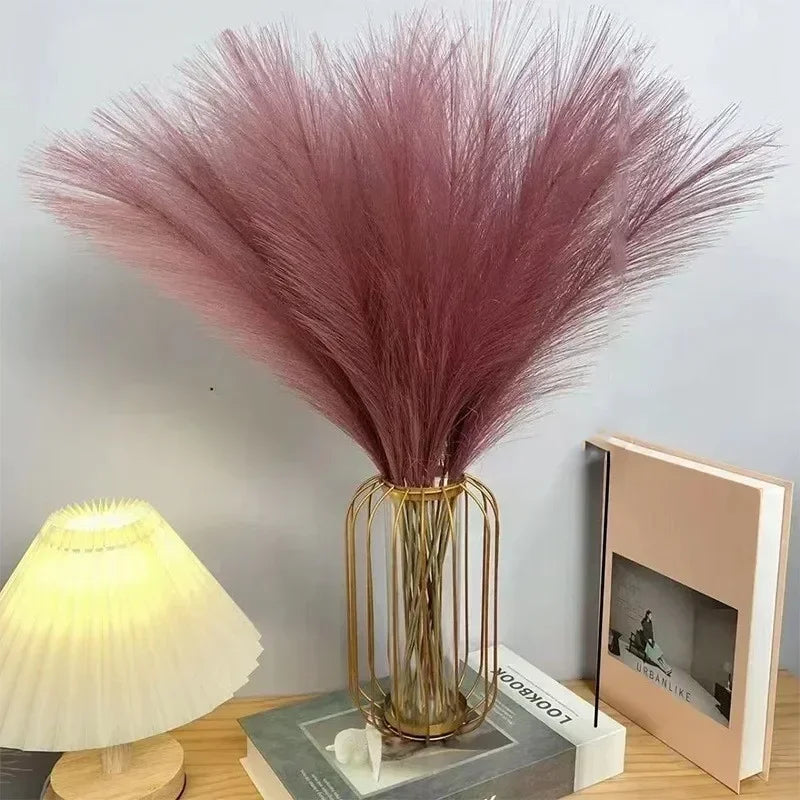 plumes artificielles soyeuses fines rose beige blanc modernes élégantes extérieures 10pcs